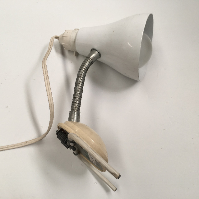 LAMP, Bedside Light (Clip On) - White & Cream